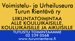 Voimistelu- ja Urheiluseura Turun Rientävä ry logo
